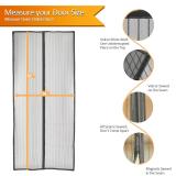 Full frame velcro magnetic screen door